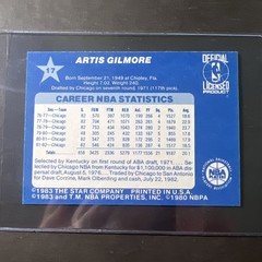 1983 Star 17 Artis Gilmore West All Star