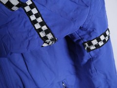 Nascar x Sunoco Jacket Men&rsquo;s Medium Blue Fleece Lined Zip Up Time Out VTG 90s