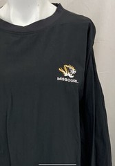 Missouri Tigers Pullover Jacket XXL Black 100% Nylon Westark YGI W1-198