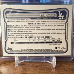 Topps Bowman 2026 Roki Sasaki Pink Mojo Refractor #/199 Los Angeles Dodgers
