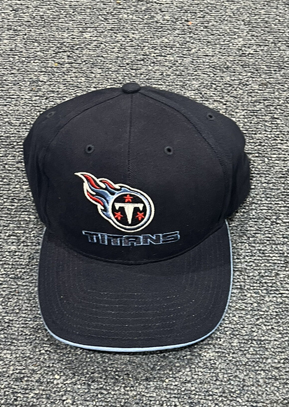 New Navy With Baby Blue Piping Twins Enterprise Tennessee Titans Strapback Hat