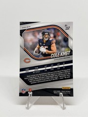 2025 Panini Prizm – Cole Kmet #112 Orange Ice Prizm