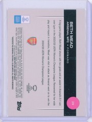 2024-25 Topps Chrome Sapphire UEFA Women&rsquo;s BETH MEAD Rose Gold Ref 25/50