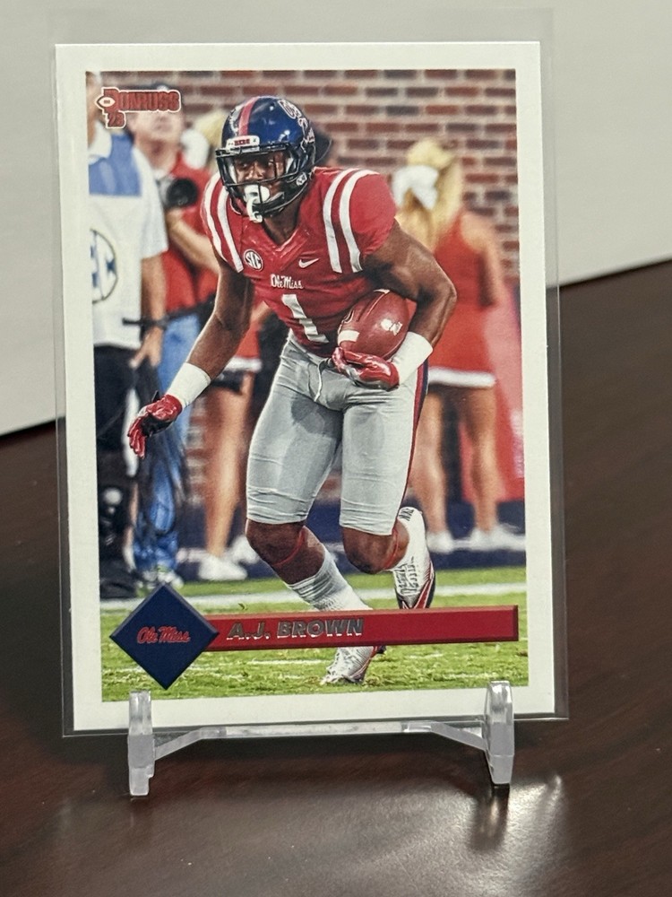 A.J. Brown Donruss Retro 2023 Chronicles Draft Picks Card #24 Ole Miss Rebels