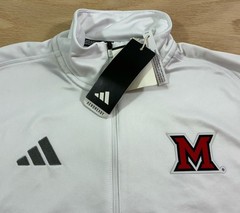 NWT Men’s Adidas Miami of Ohio RedHawks 1/4 Zip Pullover Top Adult Small NEW
