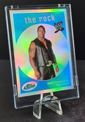 The Rock ~ 2007 Topps E-Topps WWE WWF WCW HOF Dwayne Johnson /999