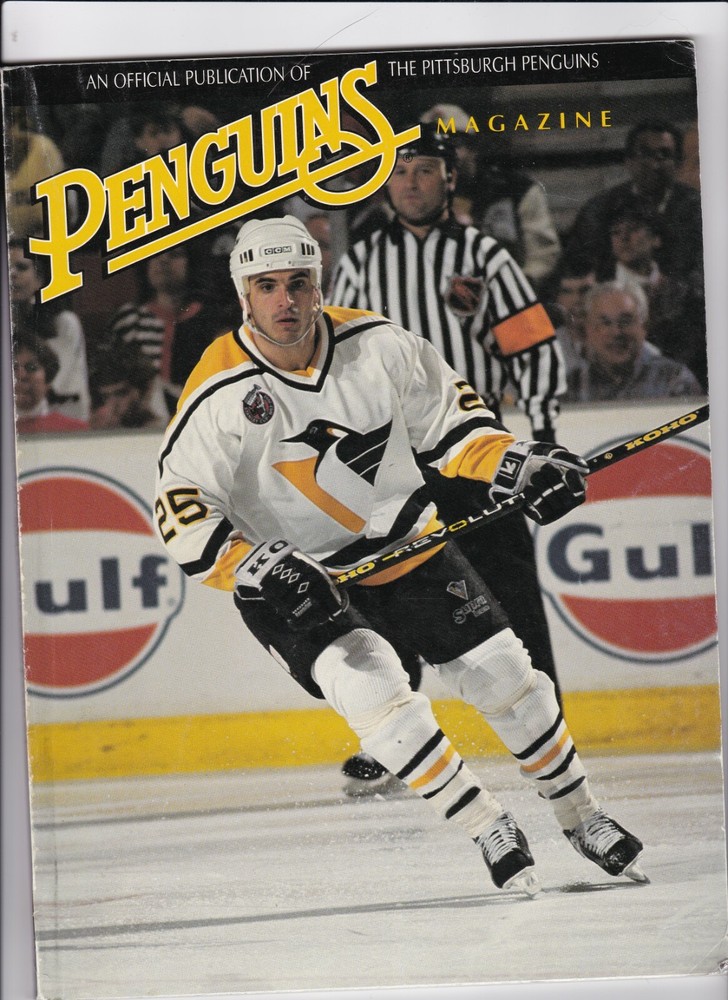 Pittsburgh Penguins Magazine Program Kevin Stevens