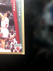 « RARE » 1992-93 FLEER BULLS BACK-2-BACK UNCUT SHEET (JORDAN, PIPPEN + 10) NMT!