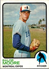 Balor Moore 1973 Topps #211 Montreal Expos