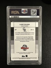 2024 Topps Black and White Larry Walker Rockies #110A Auto Purple /25 PSA 10