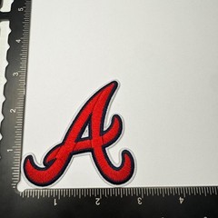 Atlanta Braves Iron /Sew On Embroidered Patch Vintage Throwback