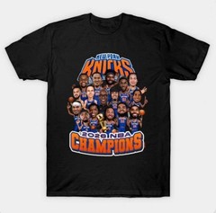 New York Knicks 2026 NBA Champions Shirt Caricature Graphic Tee Men Fan Gift