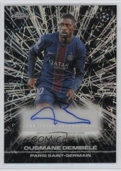 2025 Chrome UEFA Club Competitions Black Lazer Ousmane Dembele Dembélé Auto 3m4