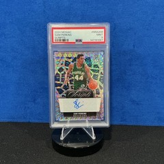 Panini 2024-25 Mosaic Sam Perkins Mavericks Scripts MS-SAM Auto PSA 9