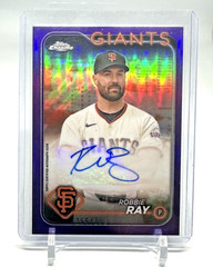 2024 Topps Chrome ROBBIE RAY- True Purple Refractor Auto 165/250 #AC-RRA