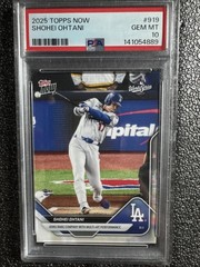 TOPPS NOW SHOHEI OHTANI #919 psa10 Shohei Otani