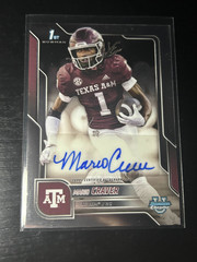 Mario Craver 2025 Bowman U Chrome #BCA-MC Base Auto 1st Rookie RC