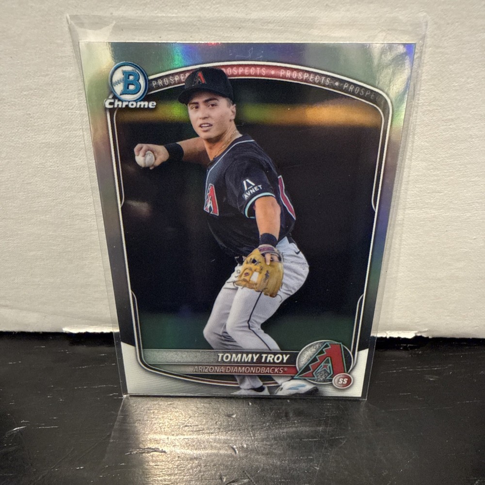 Topps 2025 Bowman Draft Tommy Troy Arizona Diamondbacks Chrome Refractor #BDC-36