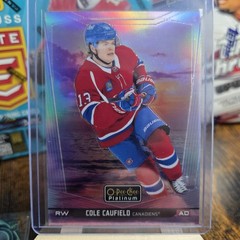 2024-25 O-Pee-Chee Platinum Sunset Cole Caufield Card