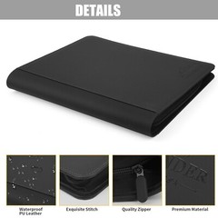 Toploader Binder Holds 288 Toploaders 9 Pocket Top Loader Binders for 3 x 4 »