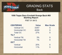 1956 Topps Davy Crockett Orange Back #60 Startling Report 5 – EX