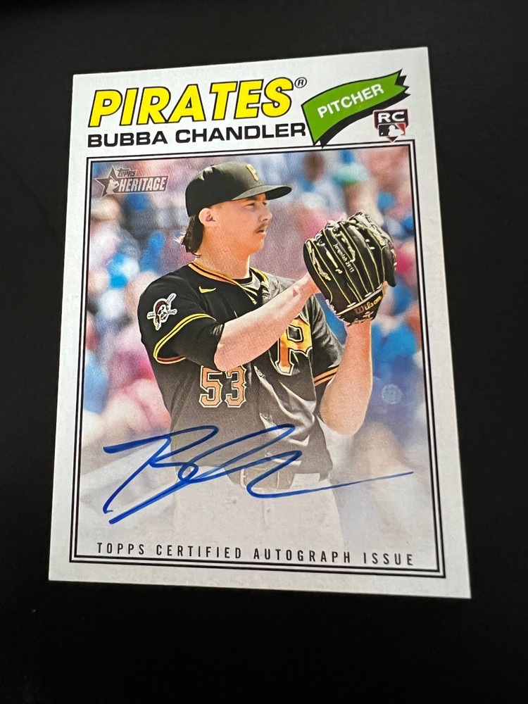 2026 Topps Heritage #ROA-BC Bubba Chandler Real One Autographs
