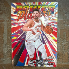 Topps 2026 Updated Chrome Power Players Insert Alperen Sengun Rockets #PP-8