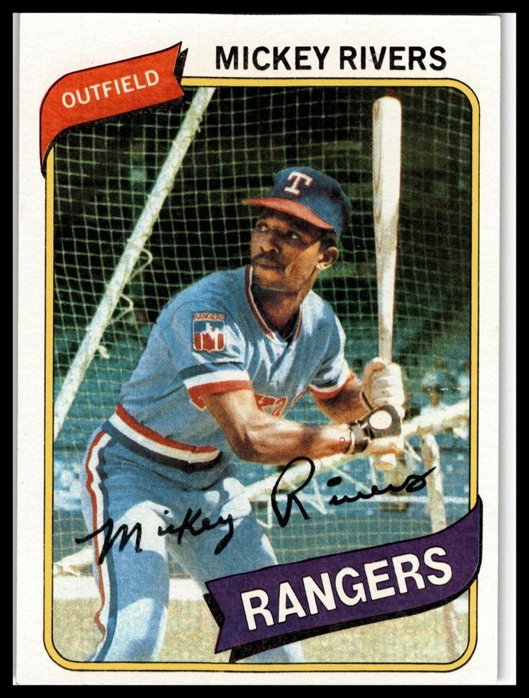 1980 Topps #485 Mickey Rivers