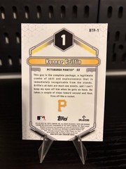 Topps 2025 Bowman Scouts Top 100 Chrome Konnor Griffin Pirates BTP-1