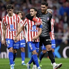 Nike Authentic Atletico Madrid 2025/2026 HJ4587-615 Soccer Jersey Men’s Sz: M