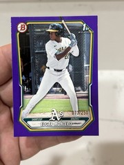 2026 Bowman Edgar Montero #BP-139 Purple Border /250 1st Prospect Athletics