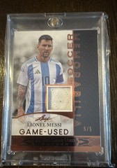 2024 Leaf in the Game Used Sports – Soccer Lionel Messi #GUSM-15 5/5