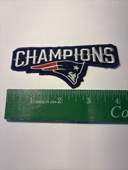 New England Patriots Champions Embroidered Iron On Patch