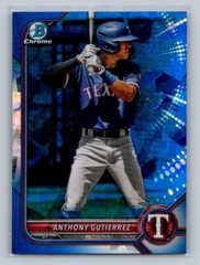 2022 Bowman Chrome Draft Sapphire Edition – Anthony Gutierrez #BDC-110