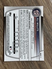 2025 Bowman Draft – Chrome Eli Willits #BDC-1 (RC)