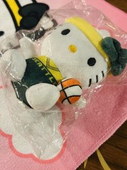 WNBA Seattle Storm Hello Kitty Rally Towel Plush Keychain Bag Charm SGA