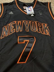 NEW YORK NICKS CARMELO ANTHONY BLACK AND ORANGE Adidas JERSEY MEN&rsquo;s 3XL NEW!
