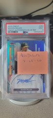2025 Topps Finest – Finest Autographs Mason Miller #FA-MM Blue /150 PSA 9 POP 2
