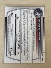 2025 Bowman Mega Box Chrome Briggs McKenzie Mojo Refractor Auto Braves Autograph