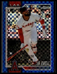 2026 Topps Chrome #235 Jo Adell Blue X-Fractors #/150
