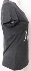 NEW Boston Red Sox MLB Soft As A Grape Scoop Neck Gray SS Tee T-Shirt Women&rsquo;s M