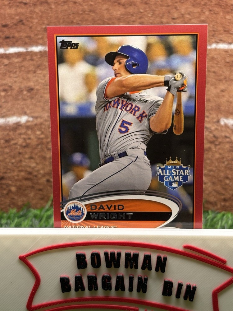 2012 Topps Update #US280 David Wright Target Red Border