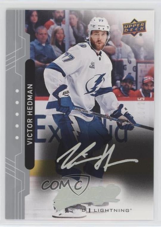 2018-19 Upper Deck MVP Super Script 11/25 Victor Hedman #76 lb9