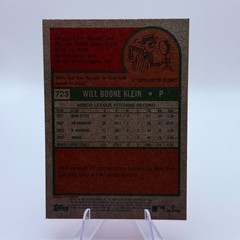Will Klein 2024 Topps Heritage High Number #723 Rookie SP Kansas City Royals MLB