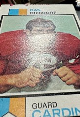 1973 Topps DAN DIERDORF #322 Rookie VG RC HOF 1975 #35 EX