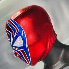 Toxic Spider Semi Professional Lucha Libre Wrestling Luchador Costume Mask Red