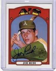 Joe Rudi 2003 Topps Archives All-Time Fan Favorites Auto Oakland Athletics