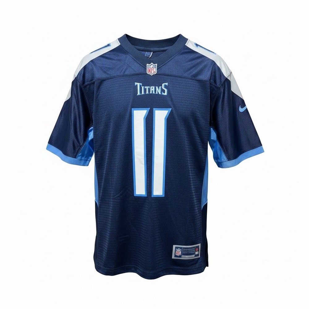 Tennessee Titans AJ Brown #11 Jersey Mens Size L NWT Navy NFL Football