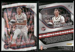 2025 Panini Prizm WNBA Sydney Colson #1 White Seismic Fever B1279