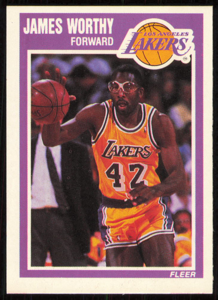 1989-90 Fleer – James Worthy #80